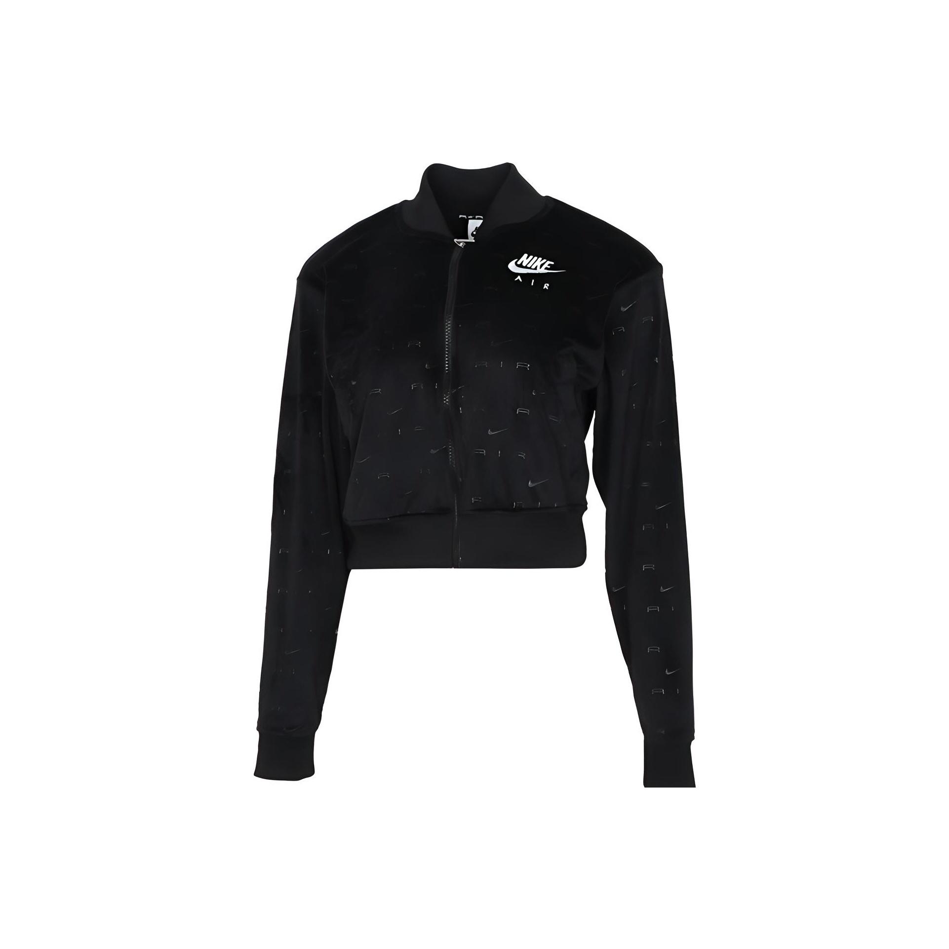 Повседневная свободная короткая куртка Nike женская куртки Черный DD5450-010 XL