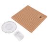 Macrame Board Set Supplies Kit with 30 T Pins for Jewelry Making Handmade Braiding Reusable Cork