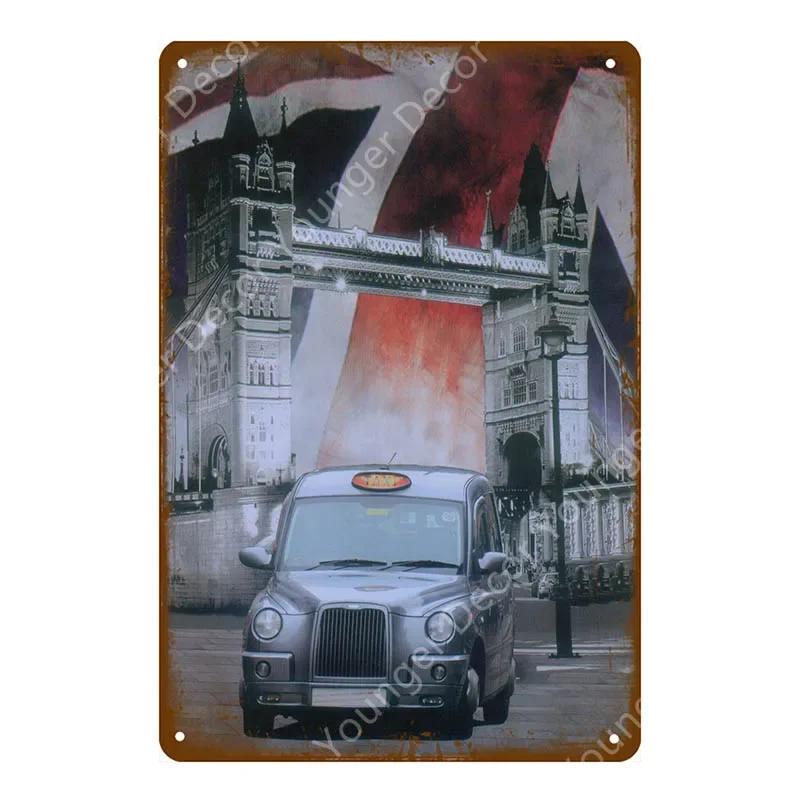 Amerikanischer Oldtimer Truck Vintage Poster Metallschilder Blechplakette Für Pub Bar Club Garage Heimdekor Wandkunst Malerei YJ123