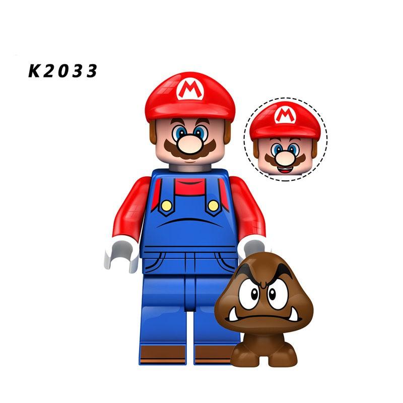 Süper Mario Minifigürleri Yapı Blokları Oyuncakları KDL805 ile Uyumlu