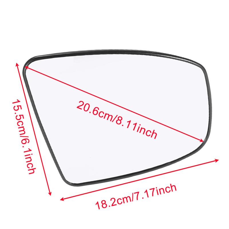Heated Car Side Rearview Wing Mirror Glass White Left/Right for Nissan Murano 2009 2010 2011 2012 2013 2014 96366-1AH0A