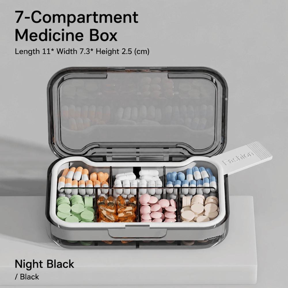 4/7 Grids Pill Box Organizer Food Grade PP Travel Pill Container Medicine Storage Case  For Travel