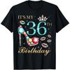 It's My 36th Birthday Cute 36 Years Old Birthday Queen T-Shirt