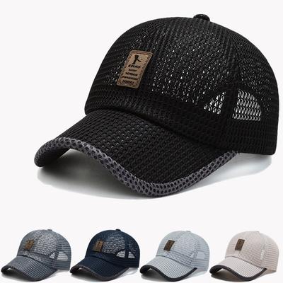 Herren Damen Mesh Atmungsaktive Baseball Sport Cap Sonnenschutz Trucker Sonnenhut