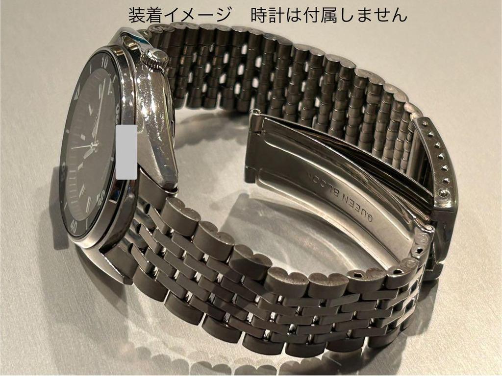 [USED] Stainless steel watch strap, 19mm, vintage, antique, discontinued.