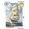 Diamond Painting Kit Sailing Ship Ocean 5D Full Drill Rhinestones Embroidery 30x40cm Living Room Bedroom Wall Decor Gift for Her