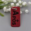Creative Blood Type Keychain Fashionable Keyring Gift for Friend and Family Embroidered Key Holder Bag Accessories