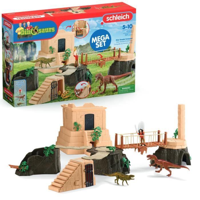 Große Eroberung des verlorenen Tempels, Spielfiguren-Set, SCHLEICH 42656 Dinosaurier, Ab 4 Jahren