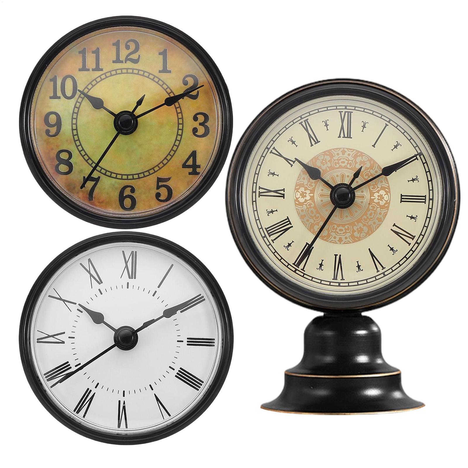 Настенные часы 3 штуки Большие Бесшумные Легко читаемые Встроенные часы для Общежития Отеля Ресторана Бизнеса Аренды Гостиной CN