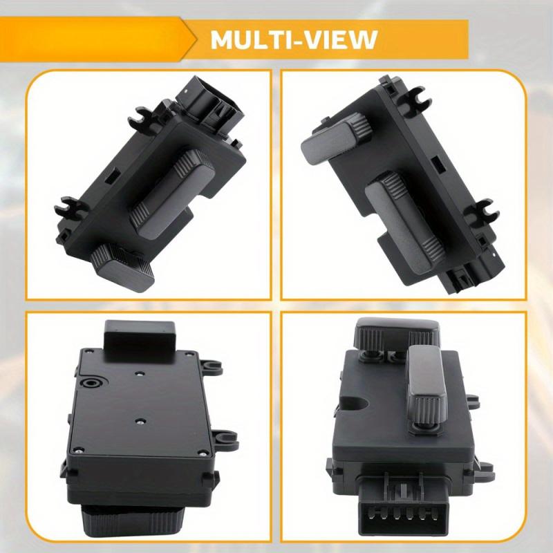 Driver Left 8-Way Power Seat Adjustment Switch Recliner Switch Suitable for 2002-2006 Chevrolet Silverado Avalanche 12450166