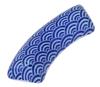 Hogdseirrs Hatsuyama Kiln Chopstick X 2 X Seigaiha Blue Rest, Blue, 5.3 0.9Hcm, Pattern, Fan, YH-295-01