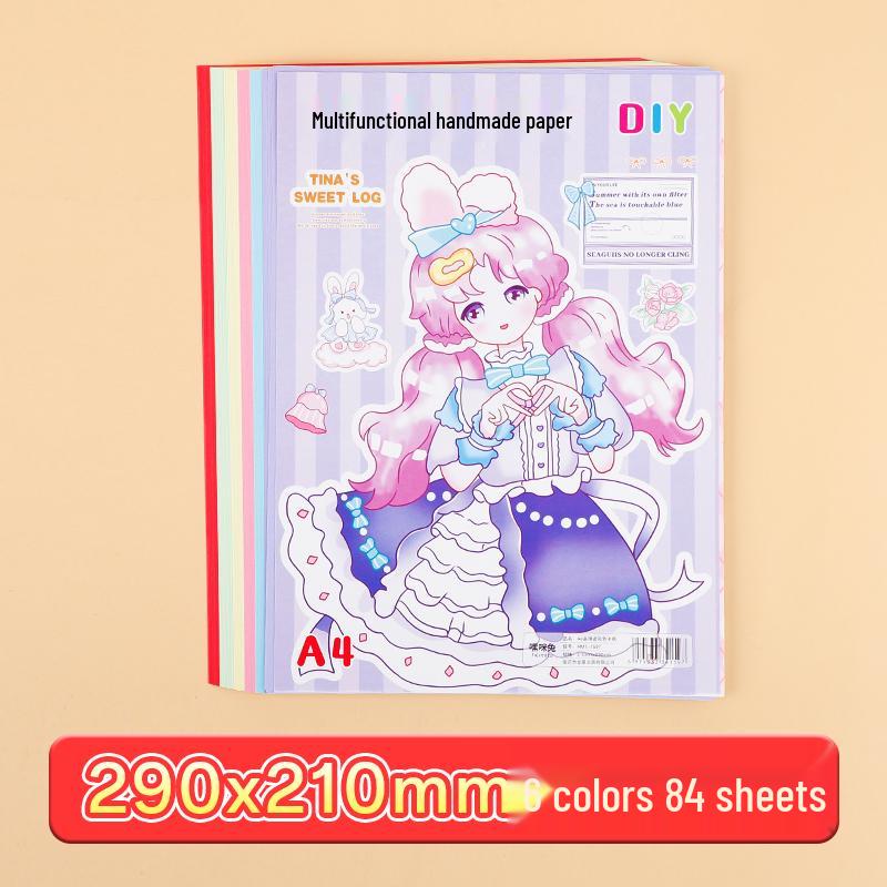 Children's Origami Paper Kit: Colorful DIY Crafts for Kindergarten & Primary Students