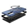 For Motorola Edge 50 5G Magnetic Case Rotating Metal Kickstand PC+TPU Phone Back Cover