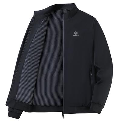 Veste Décontractée pour Homme, Veste à Col Baseball, Veste Fine pour Homme, Veste Printemps et Automne