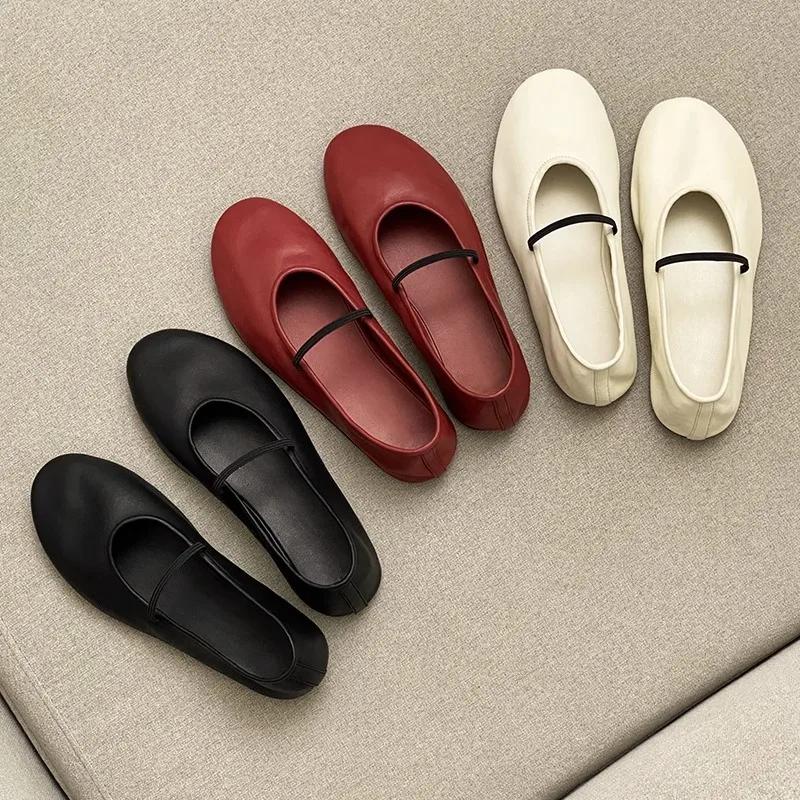 Fashion Designers Woman Flats Shoes Fashion Shallow Slip on Women Soft Sole Ballet Shoes Ladies Casual Outdoor Ballerina Shoe2025