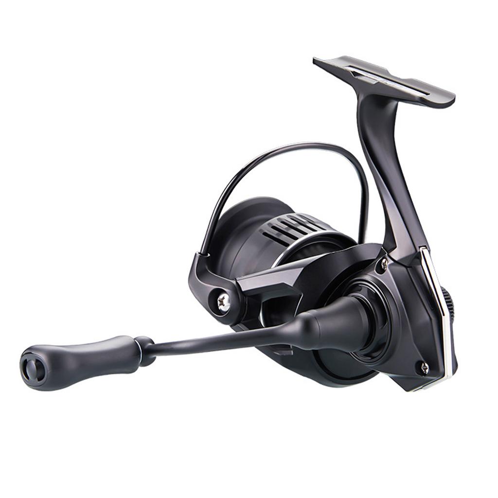 Carbon Fiber 6+1BB Spinning Reel 5.2:1 Speed Ratio Aluminum Alloy Gear Fishing Reel for Saltwater AQR2000MHG