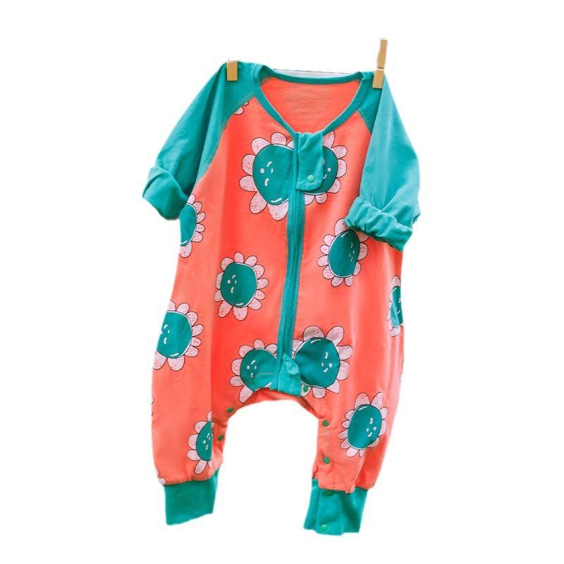 HUXIBEI 24 Years Air Conditioner Room Anti Kick Blanket Sleepwear Kids Split Leg Sleep Bag