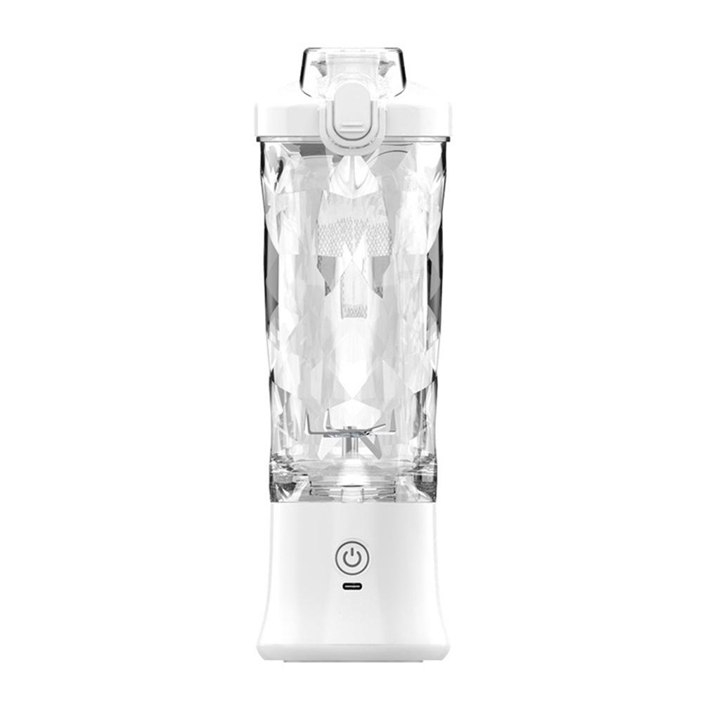 

600 мл портативный блендер 6 Baldes персональный блендер 4000 мАч USB перезаряжаемый соковыжималка чашка смузи свежий фруктовый сок миксер белый