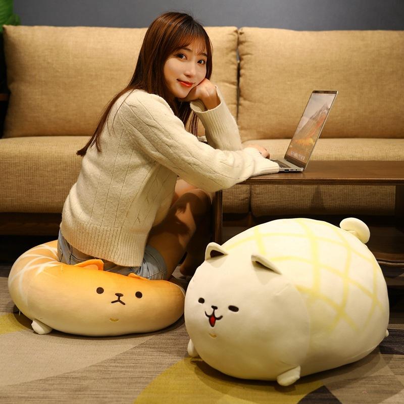 Creative Pineapple Bread Shiba Inu Doll Chubby Party Shiba Inu Dog Throw Pillow Plush Toy