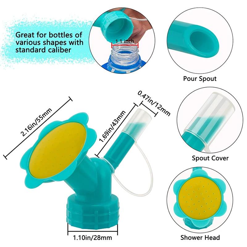 Sunflower Watering Sprinkler Nozzle - Multi-Functional Bottle Head for Flowers, Plants, Garden, Balcony, Home Accessories