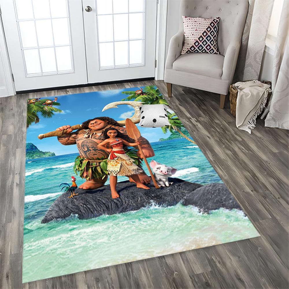 Moana's Adventure On The Waves rug for Living Room rug, Bedroom, Study Room, Hallway Decoration, Perfect for Home Decoration or Holiday Gifts