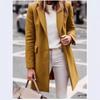 Autumn and Winter Long Large-size Woolen Women's Coat and Coat Quality Goods
