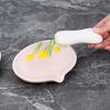 Luxus-Stil Haushalts Keramik Blume Seifenhalter - Ohne Bohren Montage - High-End Kreative Badezimmer Seifenschale mit Automatischer Entwässerung