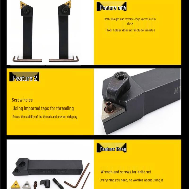 93 Degree CNC External Turning Tool Holder Kit