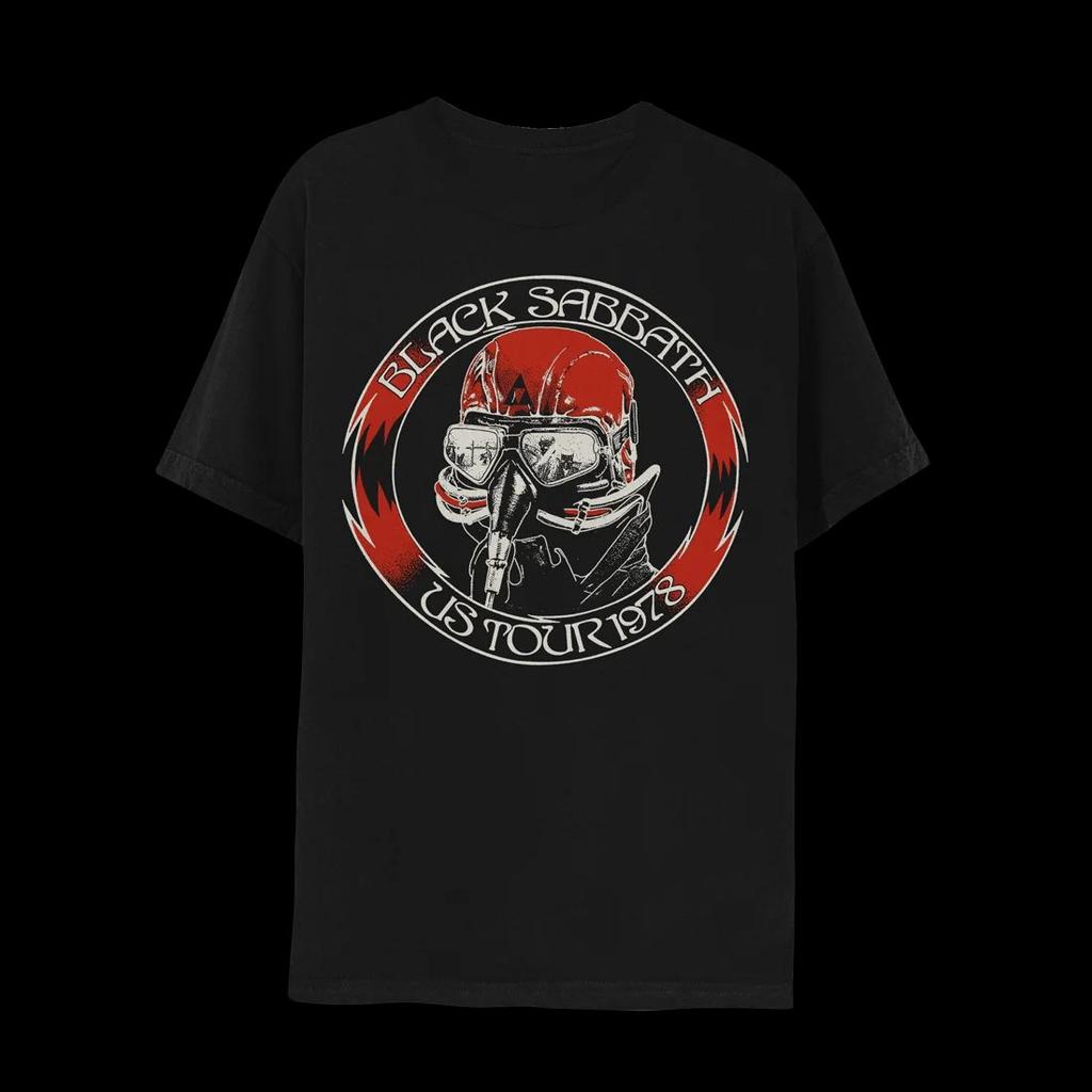 Heavy Metal Rock Band Short Sleeve Punk Vintage Printed Top Y2K High Street Printed Streetwear Casual Loose T-Shirt Unisex