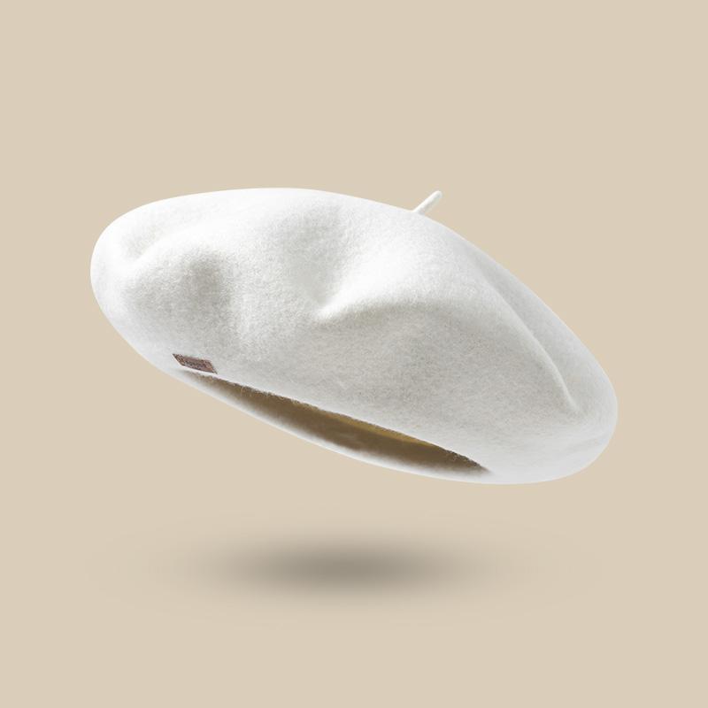Custom Autumn Winter Multi Color Travel Warm Wool Beret Hats for Ladies