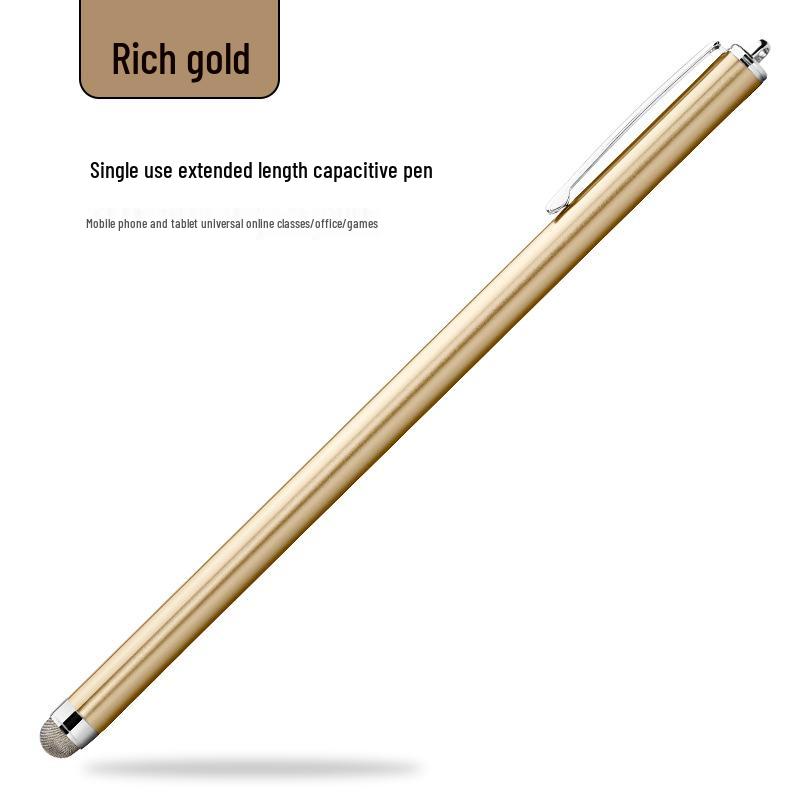 Universal Metal Capacitive Touch Pen with Replaceable Cloth Tip for Android & iOS
