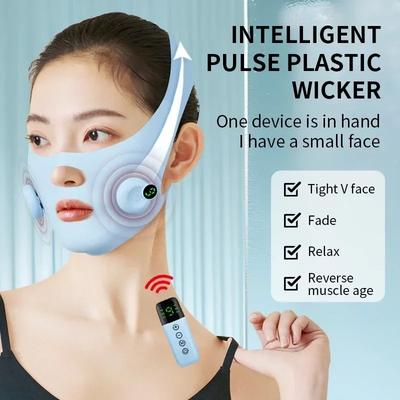 Machine Électrique Intelligente pour Double Menton et Visage en V Anti-Rides Massage Facial Intensités Réglables Appareil V-Face pour Femmes