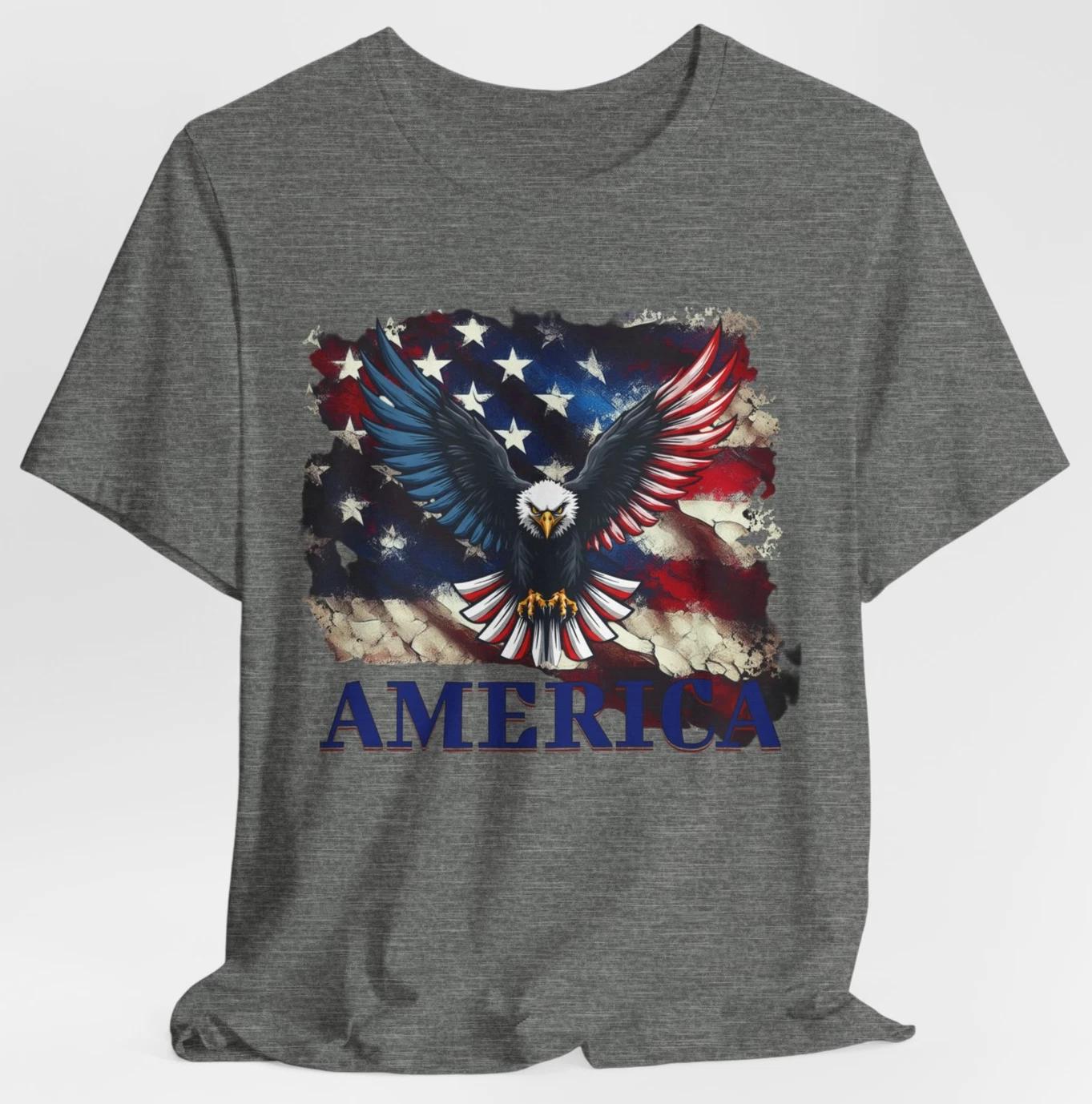 Patriotic Eagle America Flag Design | Bald Eagle Freedom Pride USA Symbol XL