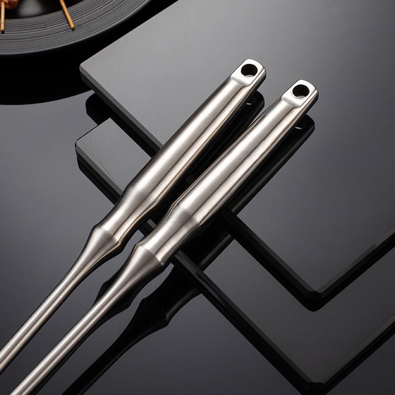 3 Sizes Round 304 Stainless Steel Strainer with Long Handle Kitchen Sieves Scoop Pot Oil Filter Colander Cooking Tools