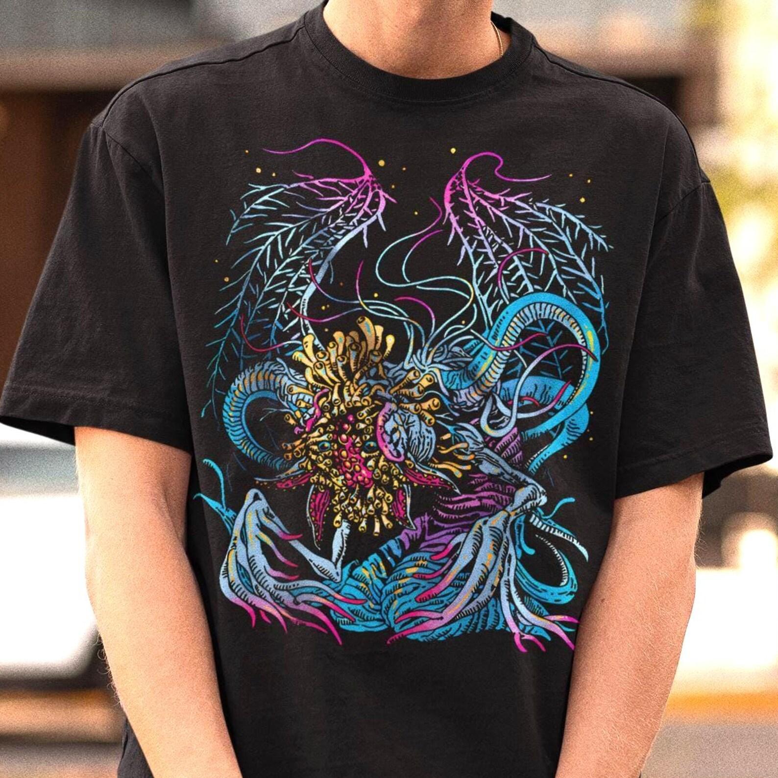 Unisex Bloodborne Daughter of the Cosmos Shirt - Video Game T-shirt,Soulsborne Merch,Bloodborne Gifts L
