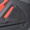 2pcs Carbon Fiber Interior Door Panel Speaker Cover Trim For BMW Z4 G29 -22