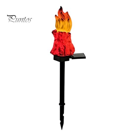 Automatic Dusk to Dawn Lights Solar Flame Garden Light, Waterproof LED Torch Light with Stake, Outdoor Path for Patio Bonfire Walkway Courtyard