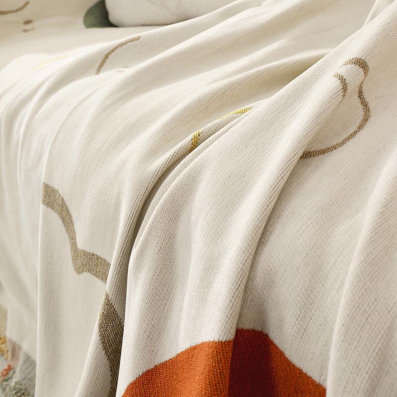 Chenille Sofa Towel Non-slip All-season Double-sided Sofa Cover All-inclusive High-end Cover Cloth Can Be Spread and Covered with Blanket