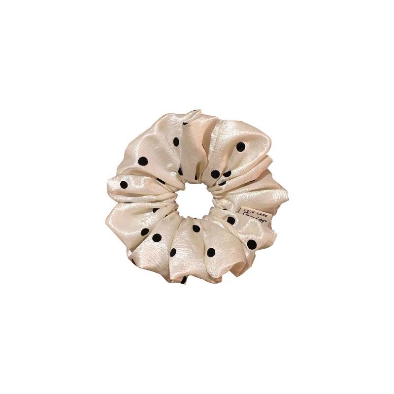 Elegant Hair Ties for Women, Hair Accessories, Fashionable Hair Ties 1pcs чёрный/бежевый
