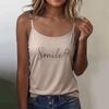 Women's Basic Sleeveless Slim Fit Stretchy Camisole Tank Top with Round Neck and Adjustable Straps Suitable for Layering and Casual Wear