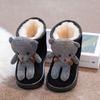 Girls' Fashionable Princess Snow Boots, Spring and Autumn Children's Outdoor Waterproof Cotton Boots
