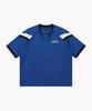 HDEX Sporty Color Block Half Jersey Short Sleeve (Blue)