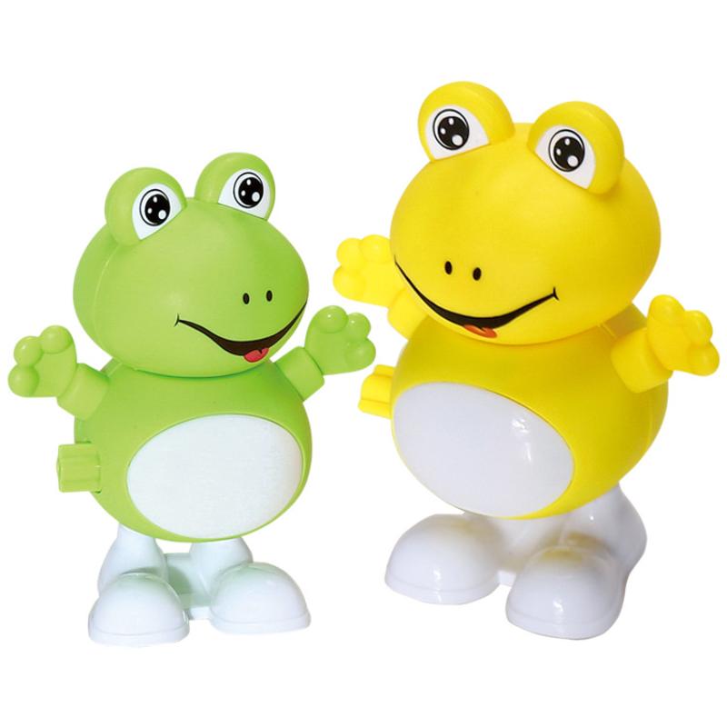 Spielzeug Hüpfender Frosch Simulation Tier Uhrwerk Spielzeug Cartoon Frosch Baby Krabbelspielzeug