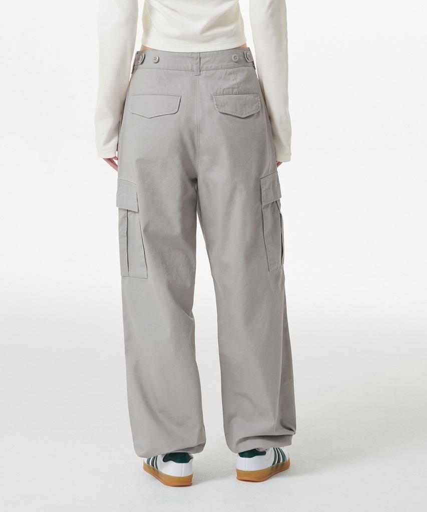 MUSINSA STANDARD WOMAN Women'S Wide Cargo Pants [Light Grey]