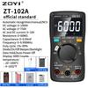 ZOYI Digital Multimeter ZT-98/100/101/102/102A Auto Ranging 6000 counts AC/DC Ammeter Voltmeter Ohm Hz Ture RMS tester Portable