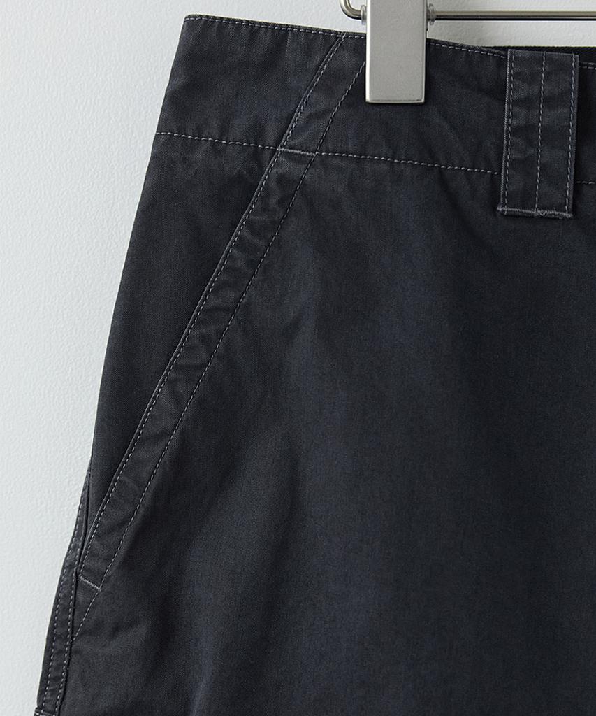 Leopeusaideu Contrast Panel Pants Ash Black