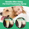 Ulroyda Pet Oral Freshening Spray Ice Cream Flavor Cleans Teeth Freshens Breath Tartar Control for Cats and Dogs