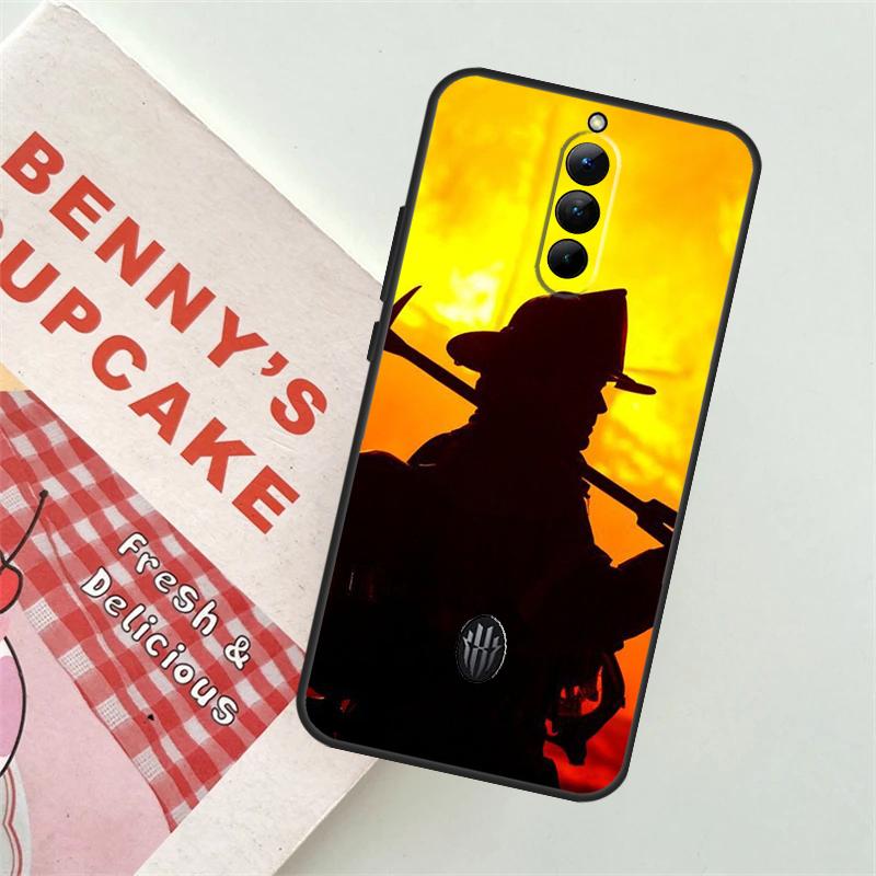 Cool Firefighter Heroes Fireman Case For ZTE Nubia Red Magic 8S 8 9 Pro Plus RedMagic 6 6S Pro 7 7S Pro 6R 5S 5G Soft Cover