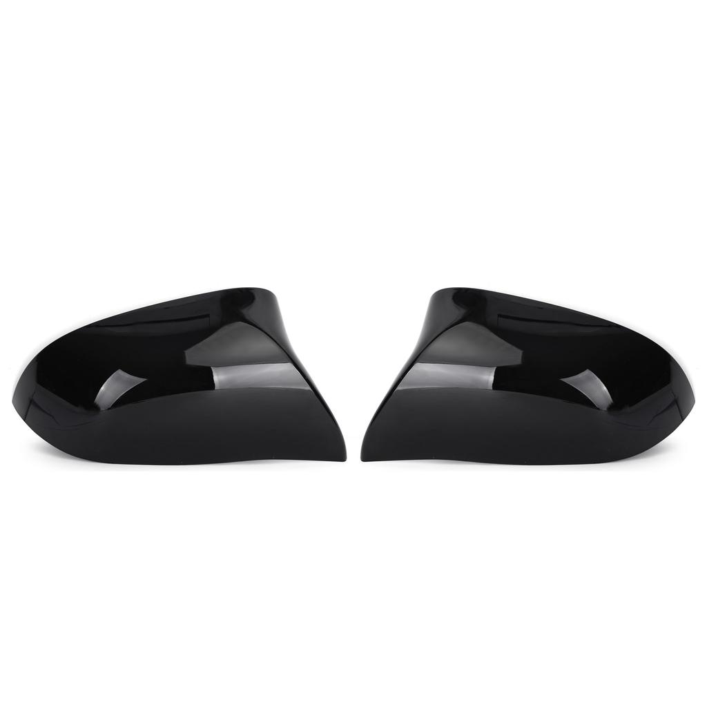 Glossy Black Side Mirror Cover Caps M Style for BMW X5 F15 X6 F16 28i 35i 2015-2018