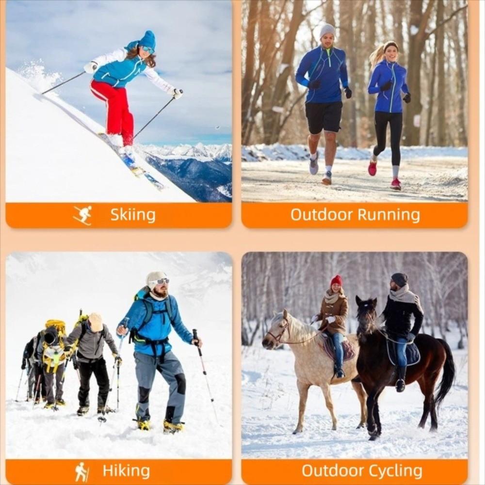 Kordelzug-Gesichtsbedeckung Fleecegefütterter Kälteschutzkragen Mode Halswärmer Männer